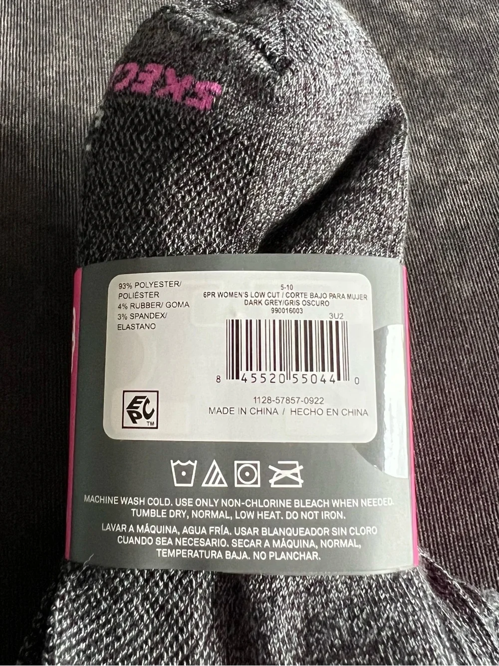 NWT Skechers Women’s Low Cut Socks 6-Pack